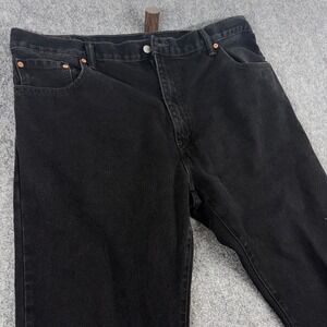 Levi's 517 Bootcut Jeans Black Denim Mens W40 L29 Pants Classic Fit